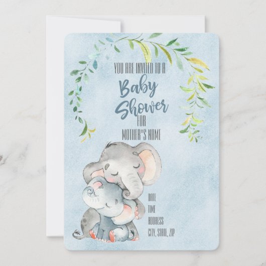 Invitation Baby shower (Devant)