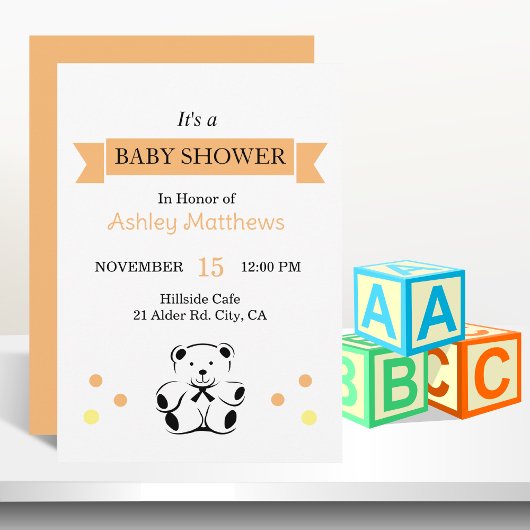 Invitation Baby shower