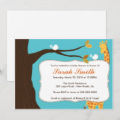 Invitation Baby shower (Devant / Derrière)