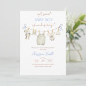 invitation baby shower (Debout devant)