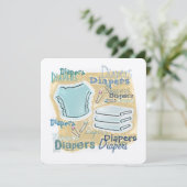 Invitation Baby shower (Debout devant)