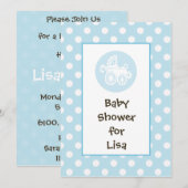 Invitation baby shower (Devant / Derrière)