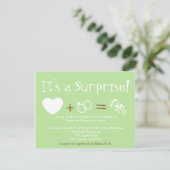 Invitation Baby shower (Debout devant)