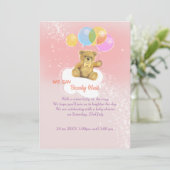 Invitation Baby shower (Debout devant)