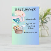 INVITATION BABY SHOWER (Debout devant)