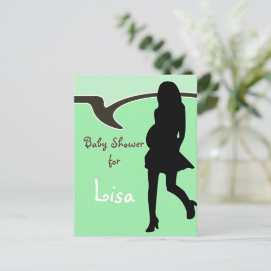 Invitation baby shower (Debout devant)