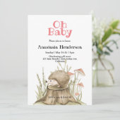 Invitation baby shower (Debout devant)