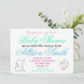 Invitation Baby shower (Debout devant)