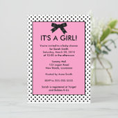 Invitation Baby shower (Debout devant)