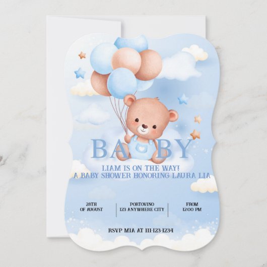 INVITATION BABY SHOWER (Devant)