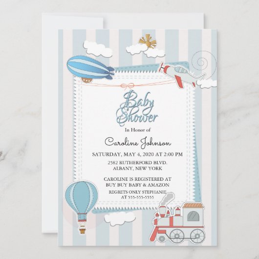 Invitation Baby shower (Dos)