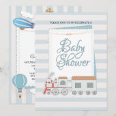 Invitation Baby shower (Devant / Derrière)