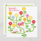 Invitation Baby shower (Devant / Derrière)