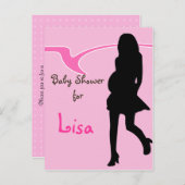 Invitation baby shower (Devant / Derrière)