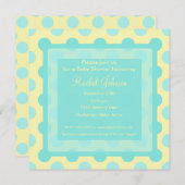 Invitation Baby shower (Devant / Derrière)