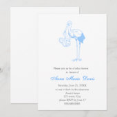 Invitation Baby shower (Devant / Derrière)