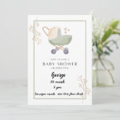 Invitation baby shower (Debout devant)