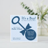 Invitation Baby shower (Debout devant)