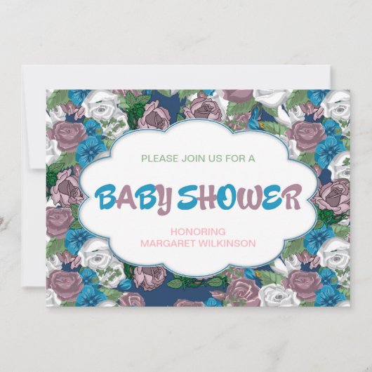 Invitation Baby shower (Devant)