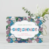 Invitation Baby shower (Debout devant)