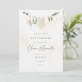 Invitation baby shower (Debout devant)
