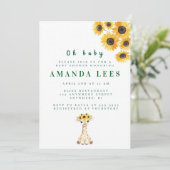 Invitation baby shower (Debout devant)