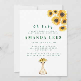 Invitation baby shower