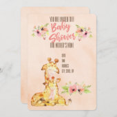 Invitation Baby shower (Devant / Derrière)
