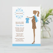 Invitation Baby shower (Debout devant)