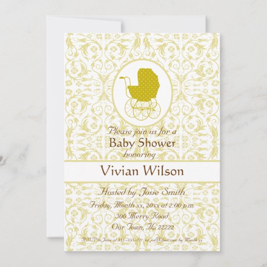 Invitation Baby shower (Devant)