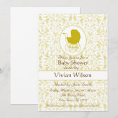 Invitation Baby shower (Devant / Derrière)