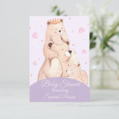 Invitation Baby shower (Debout devant)