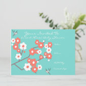 Invitation Baby shower (Debout devant)