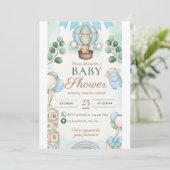 Invitation Baby shower (Debout devant)
