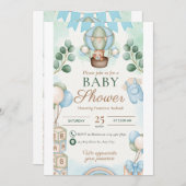 Invitation Baby shower (Devant / Derrière)