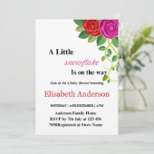 Invitation baby shower (Debout devant)