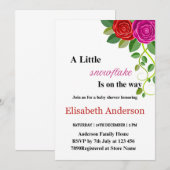 Invitation baby shower (Devant / Derrière)