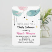 Invitation baby shower (Debout devant)