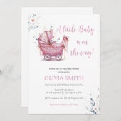 Invitation Baby shower (Devant / Derrière)