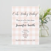 Invitation baby shower (Debout devant)
