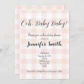 Invitation baby shower (Devant / Derrière)