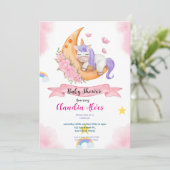 Invitation Baby shower (Debout devant)
