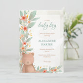Invitation baby shower (Debout devant)