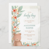 Invitation baby shower (Devant / Derrière)