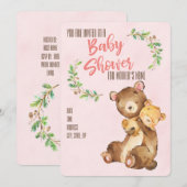 Invitation Baby shower (Devant / Derrière)