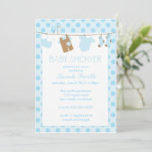 Invitation Baby shower (Debout devant)