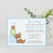 Invitation Baby shower (Debout devant)