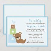 Invitation Baby shower (Devant / Derrière)