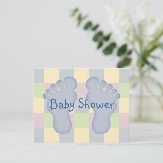 Invitation Baby shower (Debout devant)