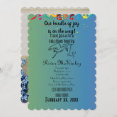 Invitation baby shower (Devant / Derrière)